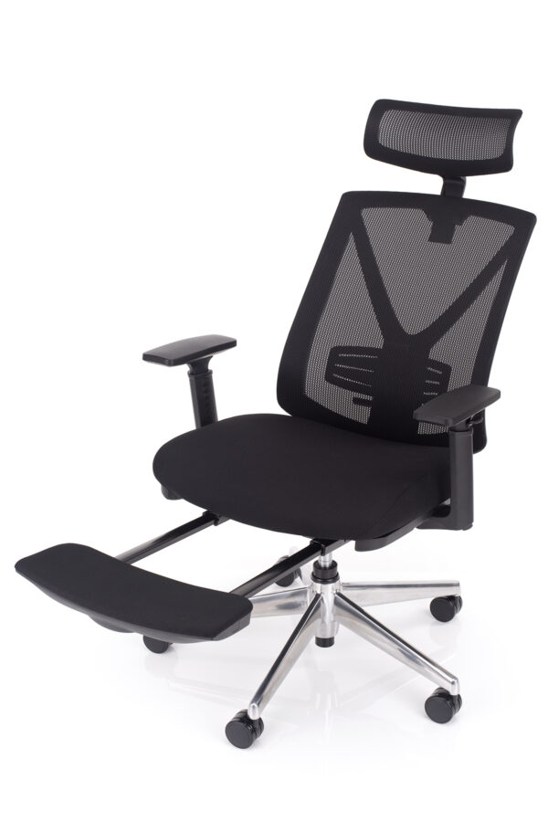 ergonomski pisarniski stol baron s podporo za noge