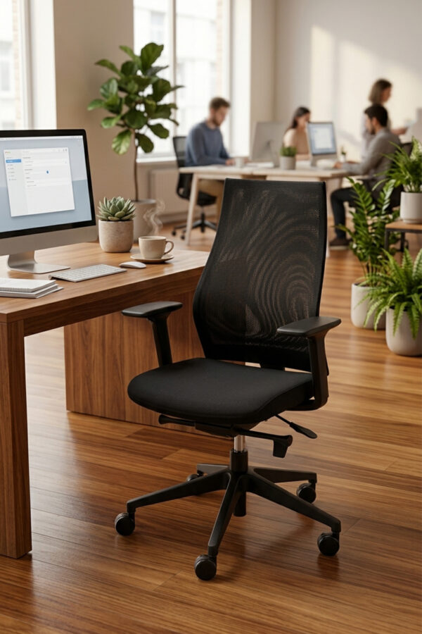 Delovni stol dynamic air v2 v prostoru