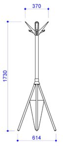 dimenzije obesalnika mebi