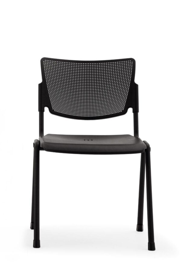 moderen crn konferencni stol lamia na nogah