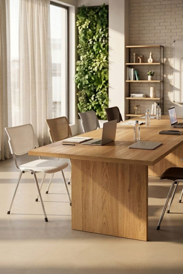 konferencni stol lamia na nogah v prostoru