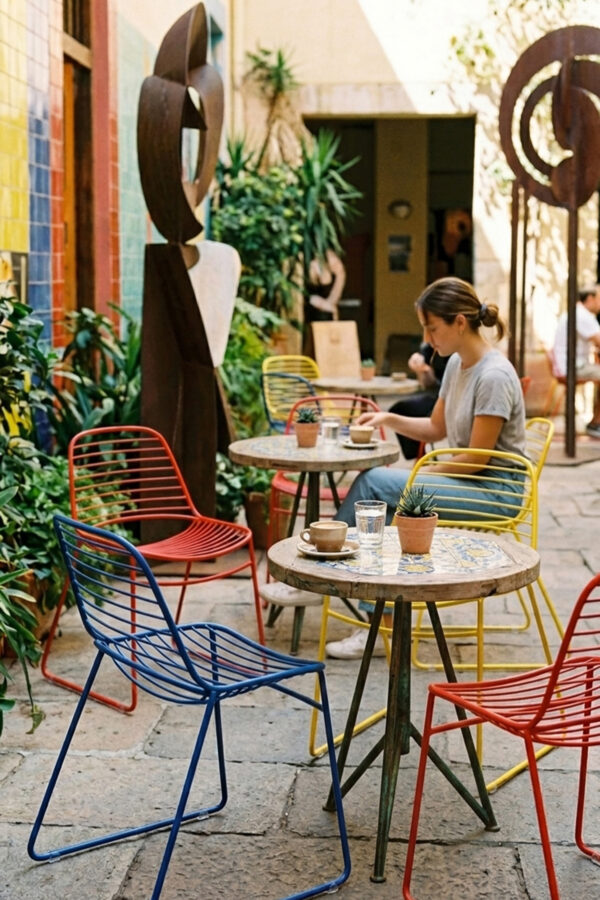 kovinski zunanji stol eclipse