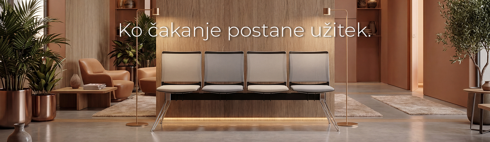 ergonomski in elegantni vecsedi za cakalnice