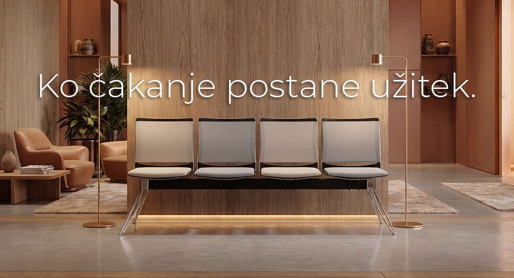 ergonomski in elegantni vecsedi za cakalnice ergoles