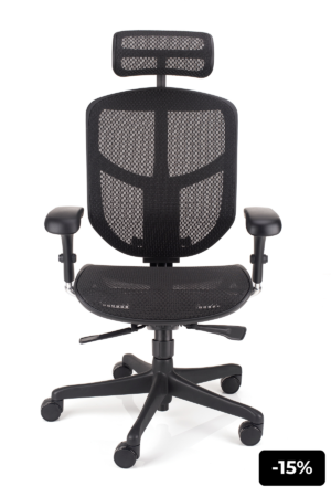 ergonomski pisarniski stol enjoy v2.0 v akciji