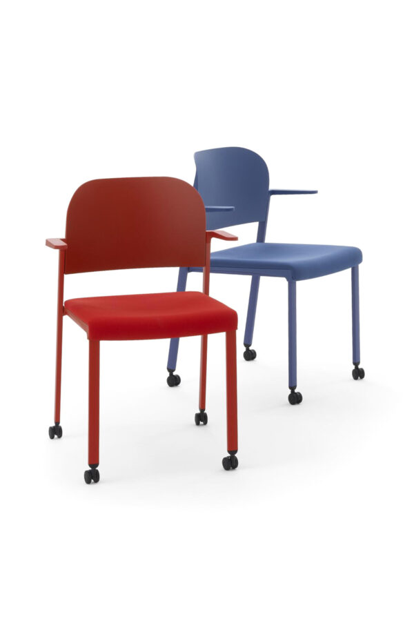 udoben konferencni stol Makeup na nogah s kolesi