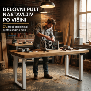 nastavljiv delovni pult po visini dvizno podnozje elevate