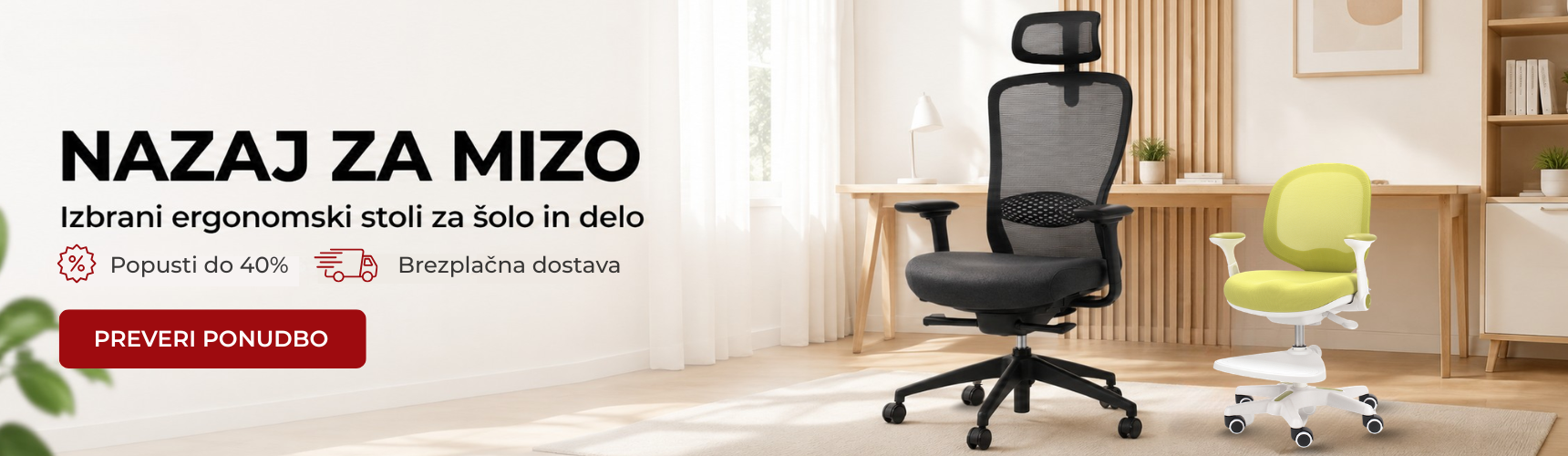 nazaj za mizo banner za desktop