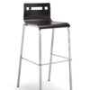 Crn barski stol dash